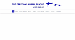 Desktop Screenshot of fivefreedoms.com.au